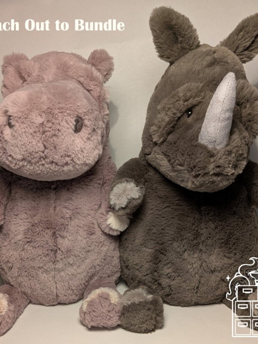 Jellycat Retired Roderick Rhinoceros Rhino ROD2RNO NWT/Display Only - Picture 7 of 8